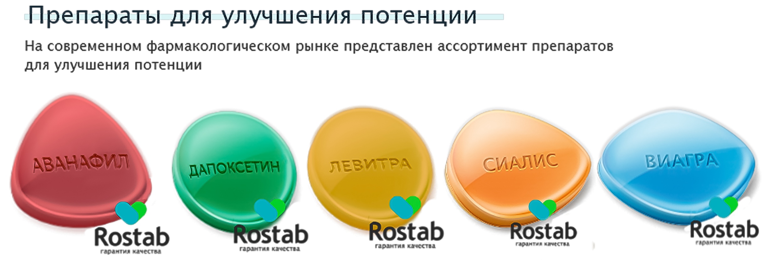 Препараты для повышения потенции
